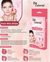 Rose Face Wax Strips